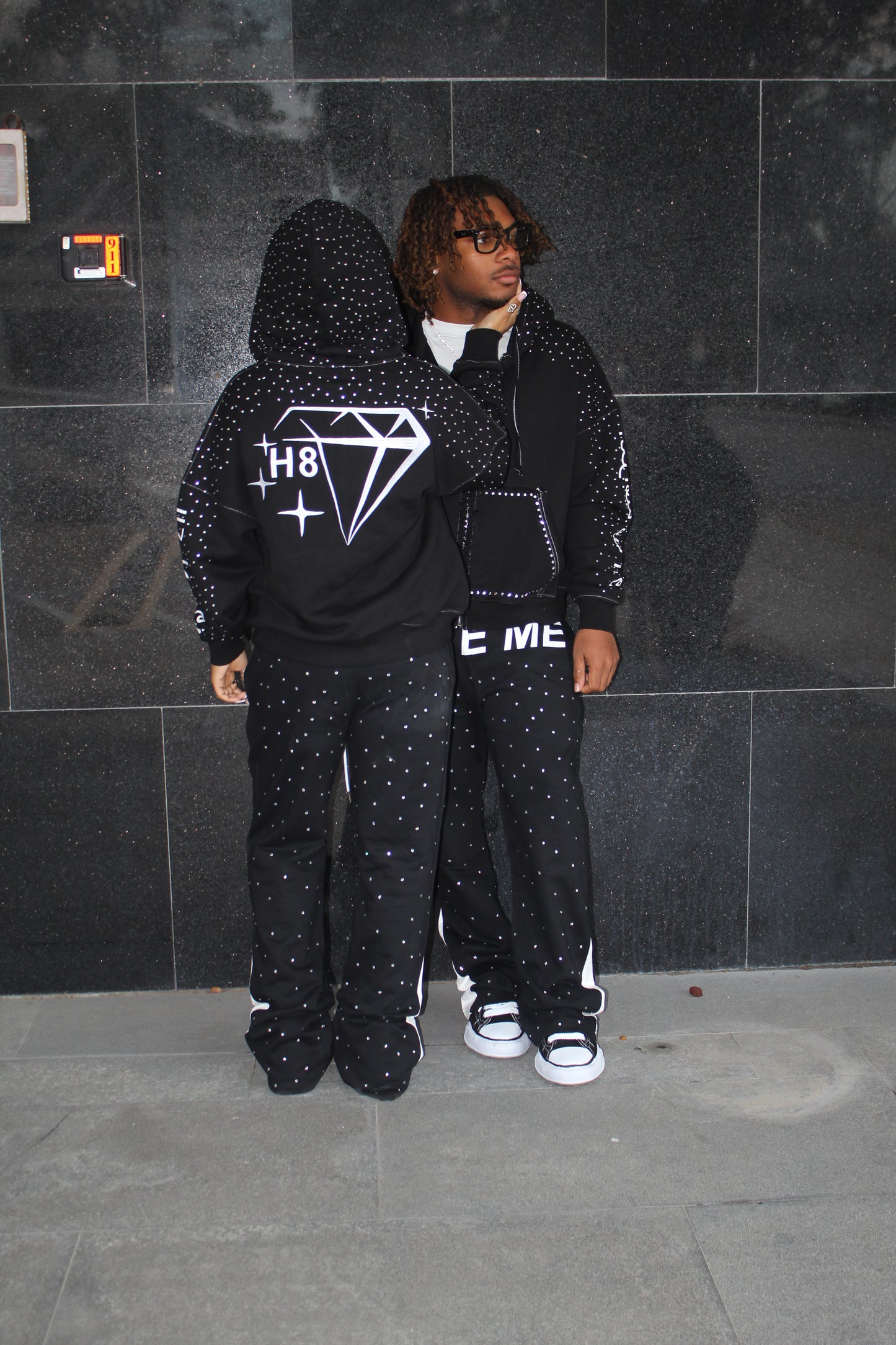 H8TRED RHINESTONE SET
