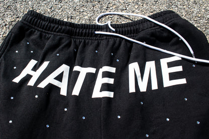 H8TRED RHINESTONE SWEATPANTS